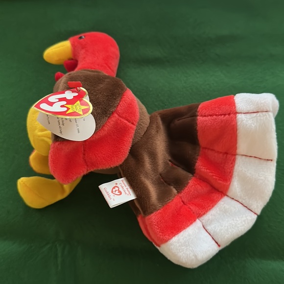 Beanie Baby “Gobbles” Thanksgiving Turkey NWT Collectible 1997 #thanksgiving - Picture 5 of 5